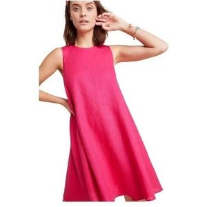 Anthropologie Maeve Linen Melbourne Swing Dress